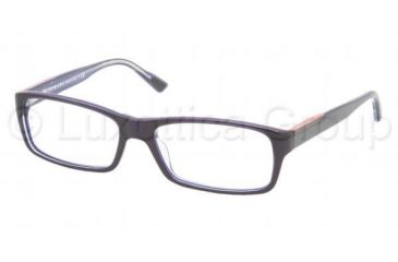 Image of Prada Linea Rosa Eyeglasses PS11AV with Lined Bifocal Rx Prescription Lenses ZXZ1O1-5516 -