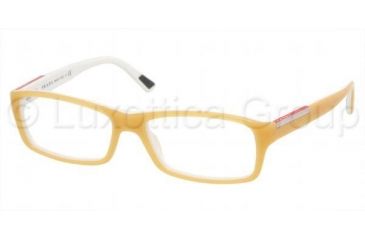 Image of Prada Linea Rosa PS11AV Bifocal Eyeglasses - Top Gorse/White Frame / 53 mm Prescription Lenses, GP41O1-5316