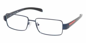 Image of Prada Linea Rosa PS51AV SV Prescription Eyeglasses - Blue Frame / 54 mm Prescription Lenses, ZYJ1O1-5416