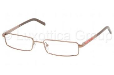 Image of Prada Linea Rosa PS52AV SV Prescription Eyeglasses - Bronze Frame / 52 mm Prescription Lenses, 4AC1O1-5217