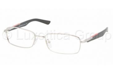 Image of Prada Linea Rosa PS52BV Bifocal Eyeglasses - Silver Demo Lens Frame / 52 mm Prescription Lenses, 1BC1O1-5217