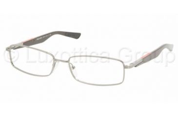 Image of Prada Linea Rosa PS54BV Progressive Eyeglasses - Gunmetal Demo Lens Frame / 54 mm Prescription Lenses, 5AV1O1-5416