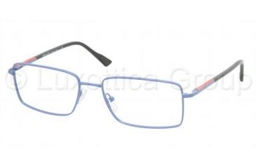 Image of Prada Linea Rosa PS58AV Progressive Eyeglasses - Baltic Demi Shiny Frame / 53 mm Prescription Lenses, AAH1O1-5317