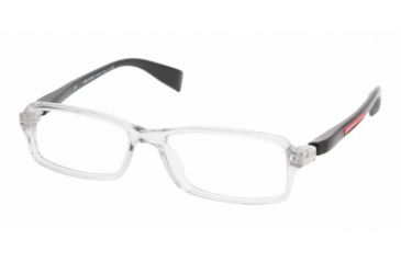 Image of Prada Sports PS04BV #AAA1O1 - Smoke Crystal Demo Lens Frame