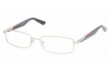 Image of Prada Sports PS54BV #1AP1O1 - Silver Demi Matte Demo Lens Frame
