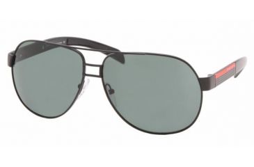 Image of Prada Linea Rosa PS57HS Bifocal Sunglasses - Demi-Shiny Black Green Frame w/ 62 mm Diameter Lenses, 1BO3O1-6212