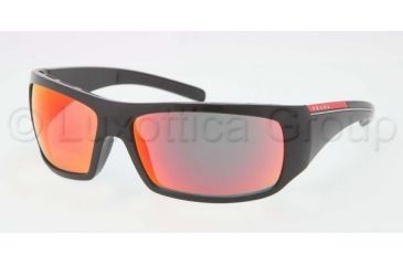 Image of Prada Linea Rosa Prescription Sunglasses PS01LS  PS01LS-1AB6Y1-6515 - Lens Diameter 65 mm, Frame Color Black