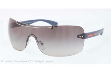 Image of Prada Linea Rosa Sunglasses PS02MS QFE3M1-36 - Gunmetal Frame, Gray Gradient Lenses
