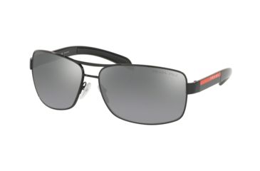 Image of Prada Linea Rosa Sunglasses PS54IS 1AB2F2-65 - , Polar Grey Mirror Silver Grad. Lenses