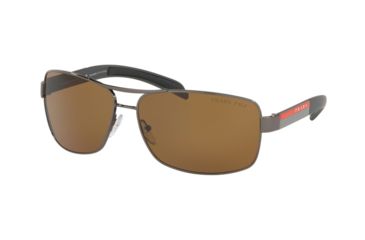 Image of Prada Linea Rosa Sunglasses PS54IS 5AV5Y1-65 - , Polar Brown Lenses