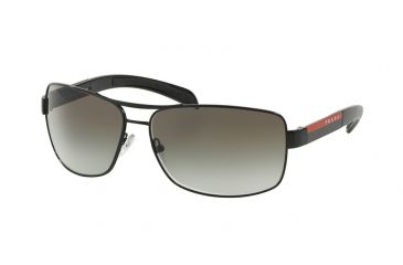 Image of Prada Linea Rosa Sunglasses PS54IS 7AX0A7-65 - Black Frame, Gray Gradient Lenses