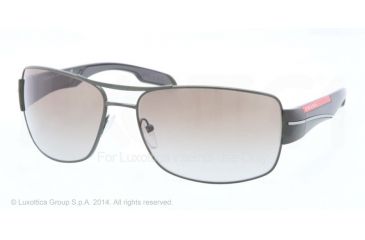 Image of Prada PS53NS Progressive Prescription Sunglasses PS53NS-ROV4M1-65 - Lens Diameter 65 mm, Frame Color Military Green Demi Shiny