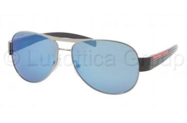 Image of Prada Linea Rosa Prescription Sunglasses PS51LS  PS51LS-5AV9P1-6214 - Lens Diameter: 62 mm, Frame Color: Gunmetal