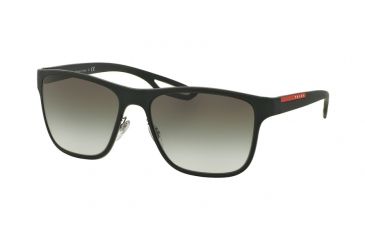 Image of Prada LJ SILVER PS56QS Single Vision Prescription Sunglasses PS56QS-UAZ0A7-56 - Lens Diameter 56 mm, Frame Color Green Rubber