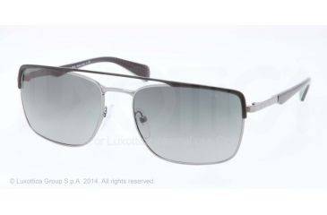 Image of Prada MINIMAL CONCEPT PR50QS Progressive Prescription Sunglasses PR50QS-GAQ2D0-58 - Lens Diameter 58 mm, Frame Color Matte Black/Gunmetal