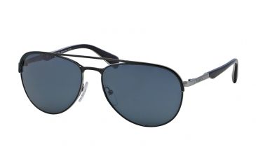 Image of Prada MINIMAL CONCEPT PR51QS Progressive Prescription Sunglasses PR51QS-1BO0A9-59 - Lens Diameter 59 mm, Frame Color Matte Black/Gunmetal
