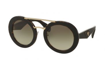 Image of Prada ORNATE PR15SS Bifocal Prescription Sunglasses PR15SS-2AU4M1-53 - Lens Diameter 53 mm, Frame Color Havana