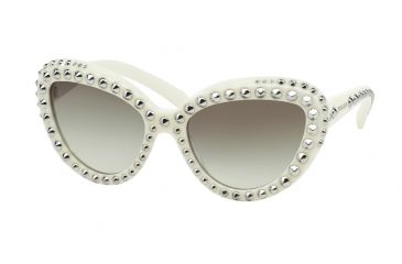 Image of Prada ORNATE PR31QS Single Vision Prescription Sunglasses PR31QS-7S30A7-57 - Lens Diameter 57 mm, Frame Color Ivory