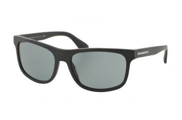 Image of Prada PLAQUE PR15RS Single Vision Prescription Sunglasses PR15RS-TV43C2-60 - Lens Diameter 60 mm, Frame Color Matte Brushed Grey