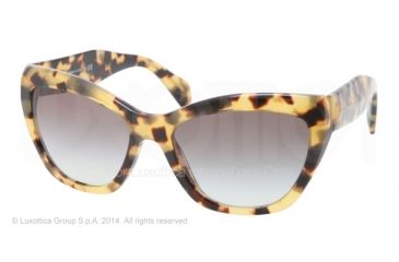Image of Prada POEME PR02QS Bifocal Prescription Sunglasses PR02QS-7S00A7-56 - Lens Diameter 56 mm, Frame Color Medium Havana