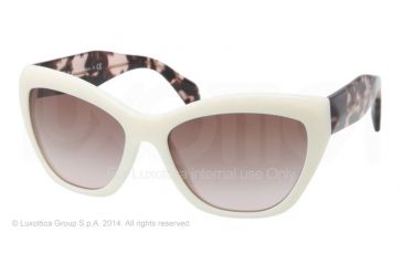 Image of Prada POEME PR02QS Bifocal Prescription Sunglasses PR02QS-7S30A6-56 - Lens Diameter 56 mm, Frame Color Ivory