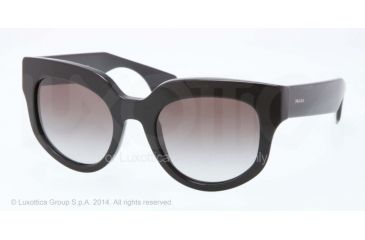 Image of Prada POEME PR07QS Bifocal Prescription Sunglasses PR07QS-1AB0A7-51 - Lens Diameter 51 mm, Frame Color Black