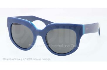 Image of Prada POEME PR07QS Bifocal Prescription Sunglasses PR07QS-RO11A1-51 - Lens Diameter 51 mm, Frame Color Top Blue/Azure