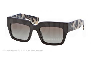 Image of Prada POEME PR28PS Single Vision Prescription Sunglasses PR28PS-DHO4M1-51 - Lens Diameter 51 mm, Frame Color Brown