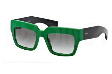 Image of Prada POEME PR28PS Single Vision Prescription Sunglasses PR28PS-SMP0A7-51 - Lens Diameter 51 mm, Frame Color Green