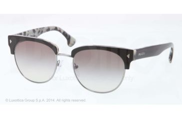 Image of Prada PORTRAIT PR08QS Progressive Prescription Sunglasses PR08QS-ROK0A7-51 - Lens Diameter 51 mm, Frame Color Top Black/white Havana