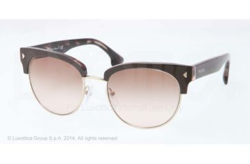 Image of Prada PORTRAIT PR08QS Progressive Prescription Sunglasses PR08QS-ROL0A6-51 - Lens Diameter 51 mm, Frame Color Top Brown/pink Havana