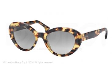 Image of Prada PORTRAIT PR15QS Single Vision Prescription Sunglasses PR15QS-7S01X1-53 - Lens Diameter 53 mm, Frame Color Medium Havana