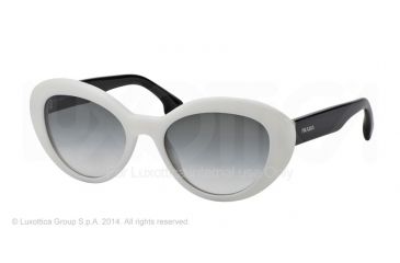Image of Prada PORTRAIT PR15QS Single Vision Prescription Sunglasses PR15QS-7S31E0-53 - Lens Diameter 53 mm, Frame Color Ivory