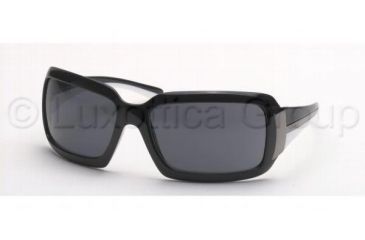 Image of Prada PR 01HS Sunglasses Styles - Black Frame / Gray Lenses, 1AB1A1-6116