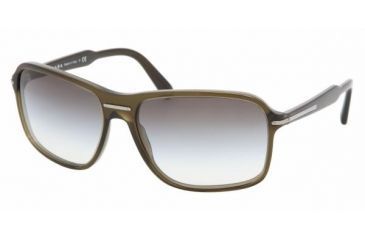 Image of Prada PR02NS Bifocal Sunglasses - Tobacco Green Gradient Frame / 61 mm Prescription Lenses, 0AQ4M1-6116