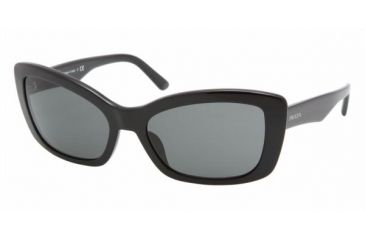 Image of Prada PR03NS Bifocal Sunglasses - Gloss Black Frame / 57 mm Prescription Lenses, 1AB1A1-5718