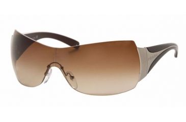 Image of Prada PR 04IS Sunglasses Styles - Black Ebony Frame / Brown Gradient Lenses, 7N66S1-0138