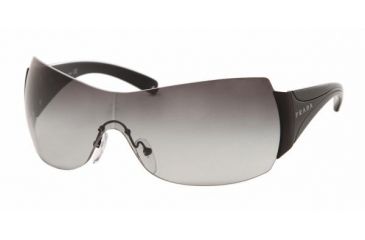 Image of Prada PR 04IS Sunglasses Styles - Gloss Black Frame / Gray Gradient Lenses, 1AB3M1-0138