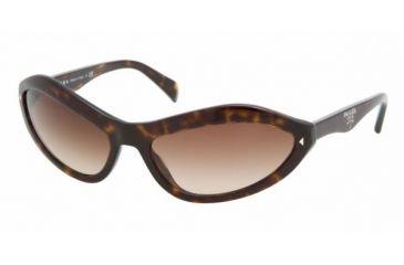 Image of Prada PR05NS Bifocal Prescription Sunglasses PR05NS-2AU6S1-6318 - Frame Color Havana, Lens Diameter 63 mm