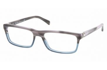 Image of Prada PR 06NV Eyeglasses Styles - Tortoise Denim/Gray Frame w/Non-Rx 53 mm Diameter Lenses, RY01O1-5317