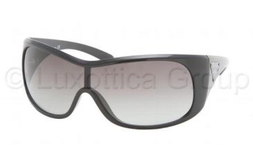 Image of Prada PR 14LS Sunglasses Styles - Gloss Black Frame / Gray Gradient Lenses, 1AB3M1-0132