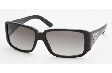Image of Prada PR 16LS Sunglasses Styles - 1AB3M1 Gloss Black Frame, 1AB3M1-5715