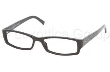Image of Prada Eyeglass Frames PR19LV 1AB1O1-5200 - Gloss Black Frame