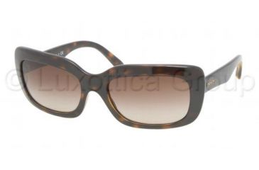 Image of Prada PR23MS SV Prescription Sunglasses - Havana Brown Gradient Frame / 56 mm Prescription Lenses, 2AU6S1-5618
