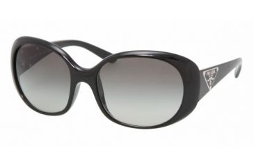 Image of Prada PR 27LS Sunglasses Styles - Gloss Black Gray Gradient Frame, 1AB3M1-5717