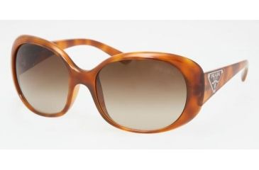 Image of Prada PR 27LS Sunglasses Styles - Light Havana Brown Gradient Frame, 4BW6S1-5717