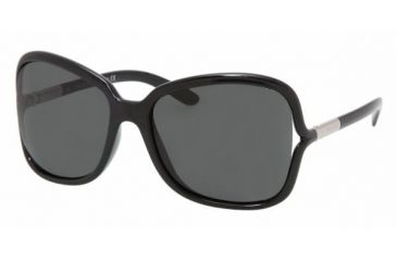 Image of Prada PR 28LS Sunglasses Styles - Black Frame / Gray Lenses, 1AB1A1-5817
