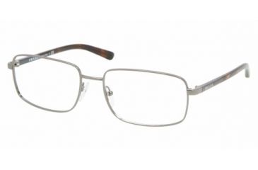 Image of Prada PR 51NV Eyeglasses Styles - 9AH1O1 Gunmetal Frame w/Non-Rx 55 mm Diameter Lenses, 9AH1O1-5517