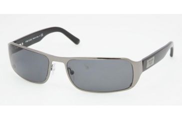 Image of Prada PR 61MS Sunglasses Styles - Gunmetal Frame / Polarized Gray Lenses, 5AV5Z1-6017