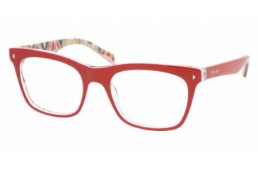 Image of Prada PR01NV #AB01O1 - Top Red Serigraphy Frame, Demo Lens Lenses